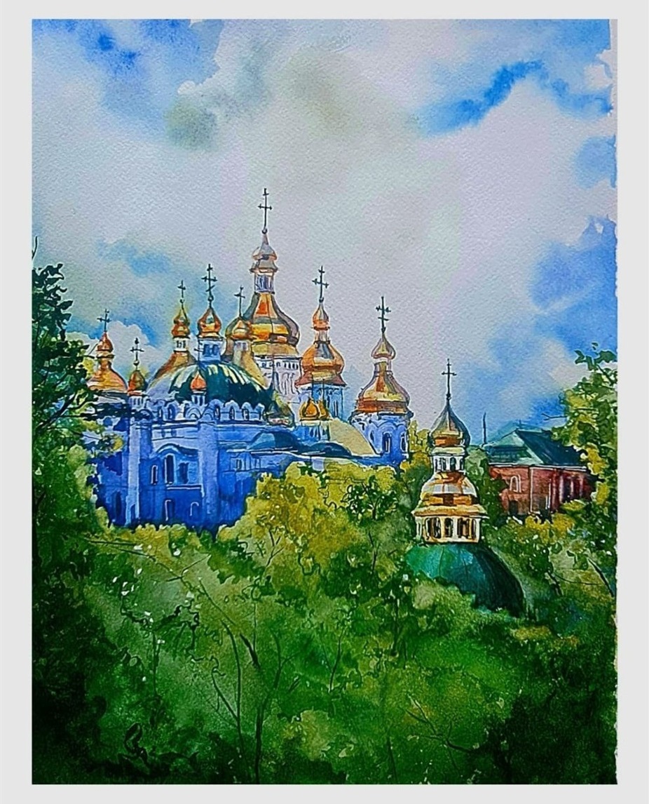 "Золотий час", художниця Азіза Карімова (36 років, Казахстан)