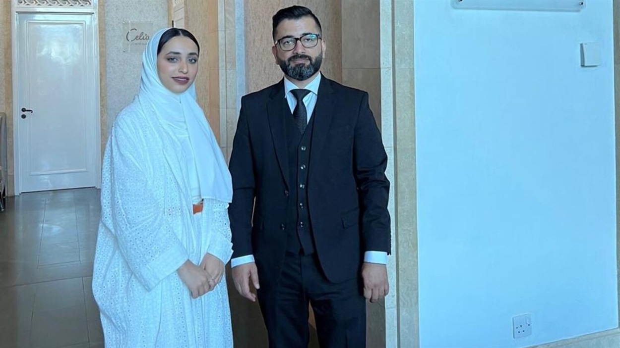 Mohamad Kaskous and Dr Hafsa Al Hamdany